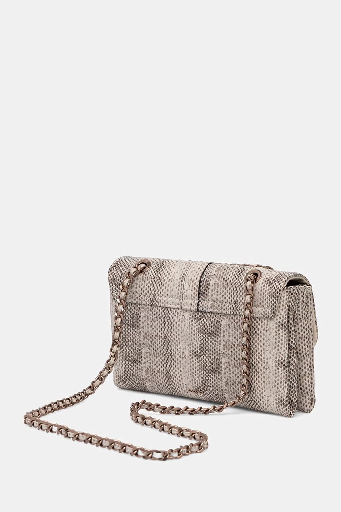 Akcesoria Aldo torebka crossbody damska z imitacji skóry ALICIE ALICIE.116 beżowy