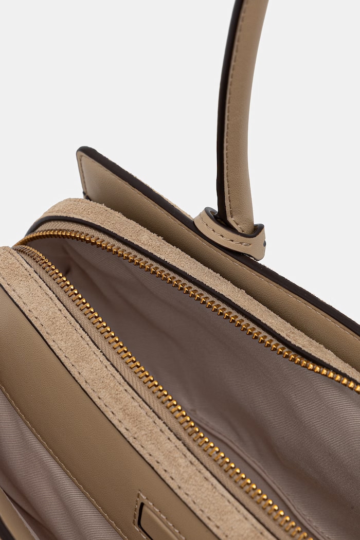 MICHAEL Michael Kors torebka bagietka damska zamszowa LAILA 30T6A9IT0S beżowy