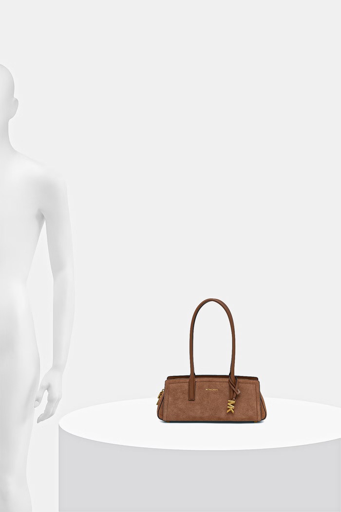 MICHAEL Michael Kors torebka bagietka damska zamszowa LAILA 30T6A9IT0S