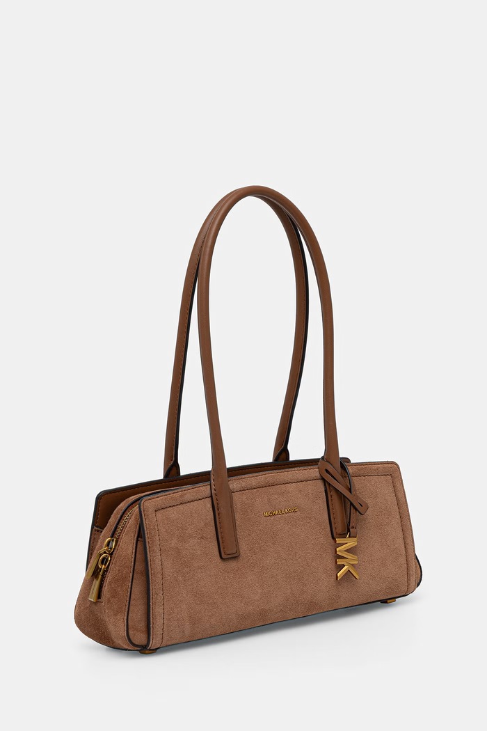 MICHAEL Michael Kors torebka bagietka damska zamszowa LAILA 30T6A9IT0S brązowy AW26