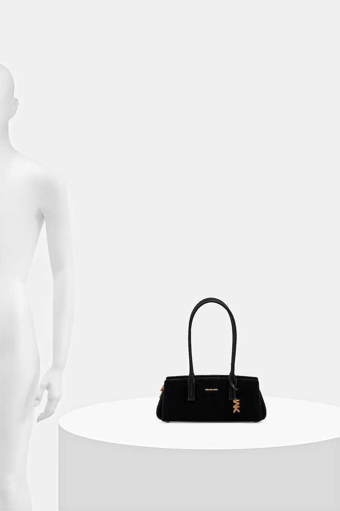MICHAEL Michael Kors torebka bagietka damska zamszowa LAILA 30T6A9IT0S