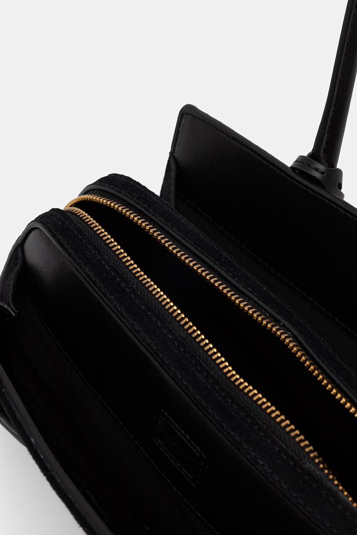MICHAEL Michael Kors torebka bagietka damska zamszowa LAILA 30T6A9IT0S czarny