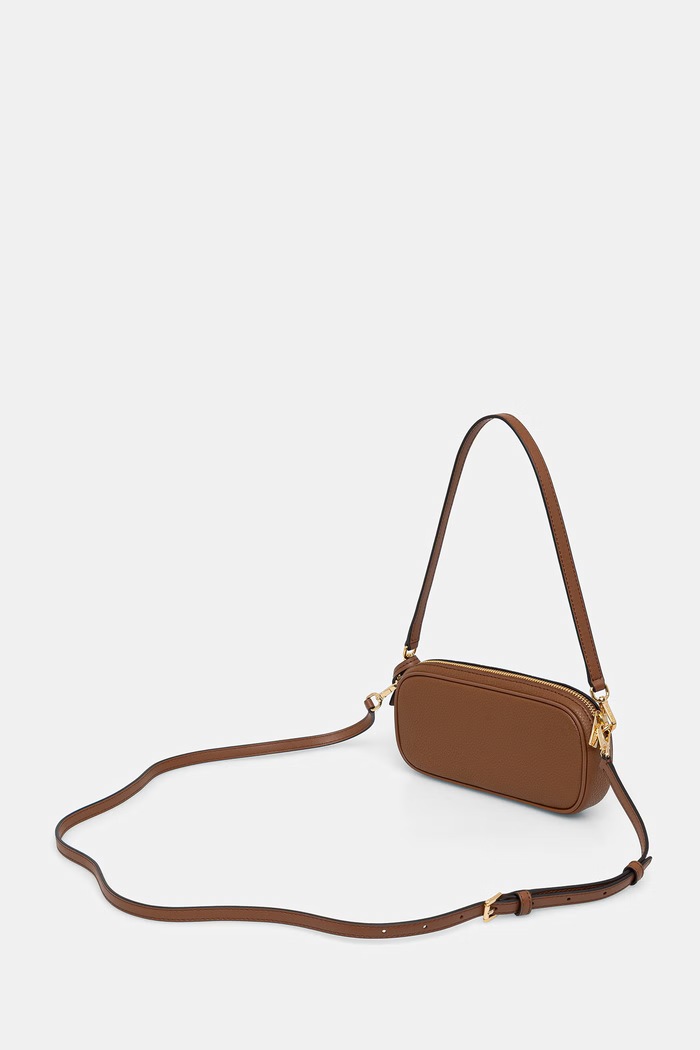 Akcesoria MICHAEL Michael Kors torebka crossbody damska skórzana May 32T6GX5C1L brązowy