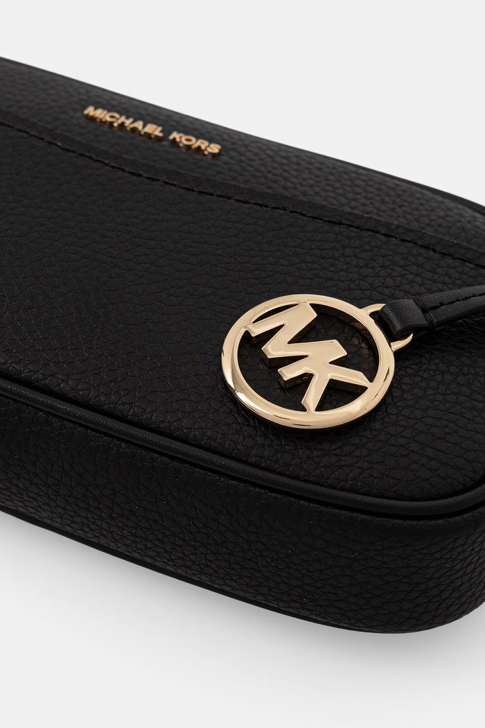 MICHAEL Michael Kors crossbody torbica ženska usnjena May črna 32T6GX5C1L