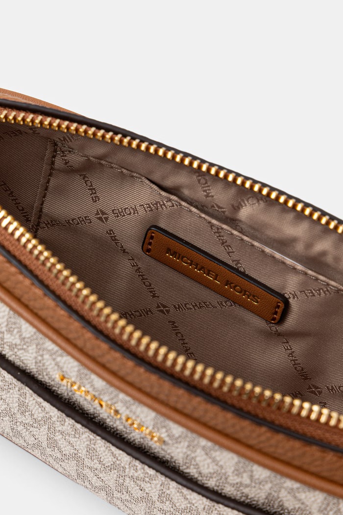 MICHAEL Michael Kors crossbody kabelka dámska z imitácie kože May 32T6GX5C1B béžová