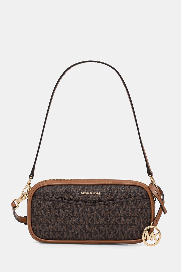 MICHAEL Michael Kors torebka crossbody damska z imitacji skóry May brązowy 32T6GX5C1B