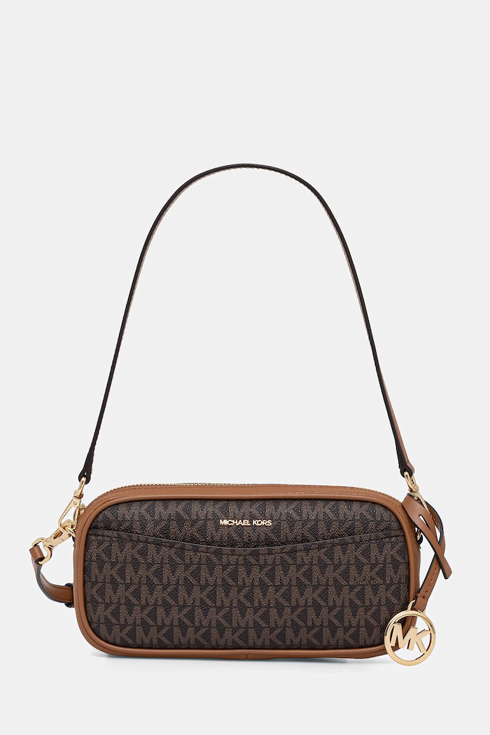 MICHAEL Michael Kors torebka crossbody damska z imitacji skóry May brązowy 32T6GX5C1B