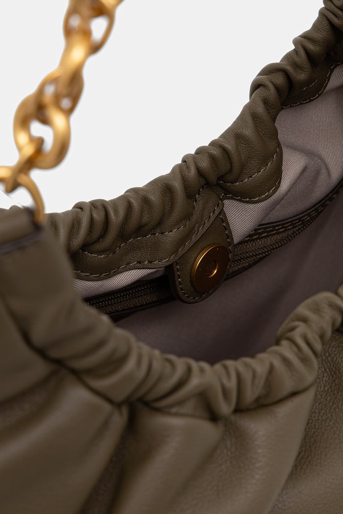 MICHAEL Michael Kors сумка tote для женщин кожаная Indie 30T6A50T5L зелёный