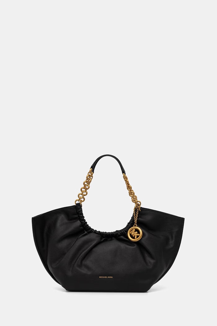 MICHAEL Michael Kors torebka tote damska skórzana Indie czarny 30T6A50T5L