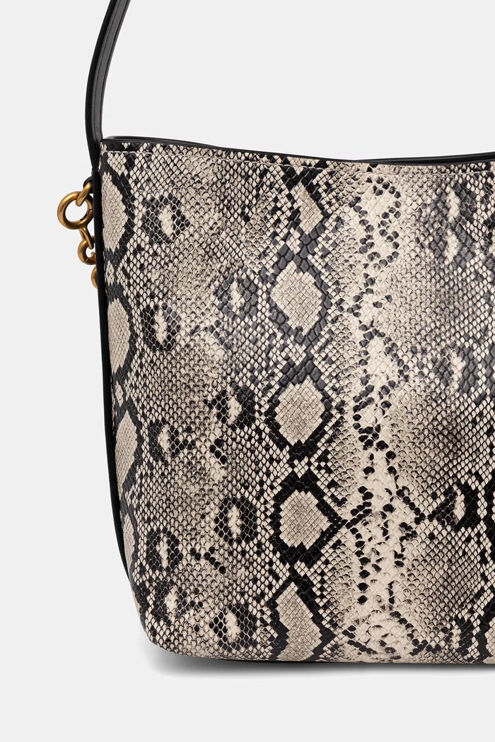 Akcesoria MICHAEL Michael Kors torebka damska skórzana Nolita 30T6AUEM5T beżowy
