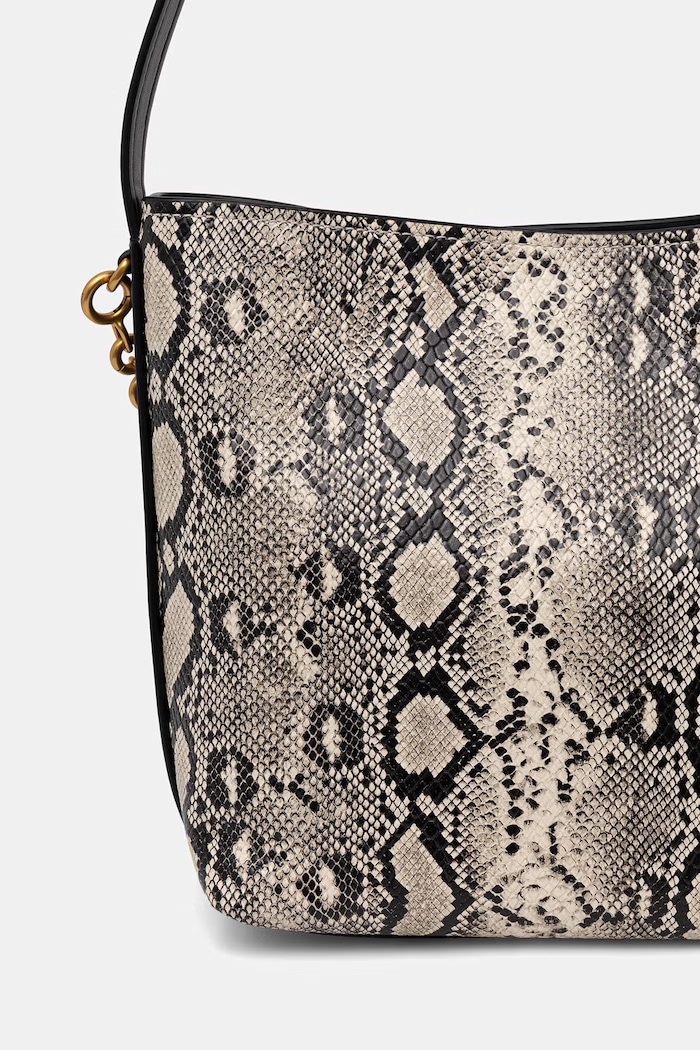 Akcesoria MICHAEL Michael Kors torebka damska skórzana Nolita 30T6AUEM5T beżowy