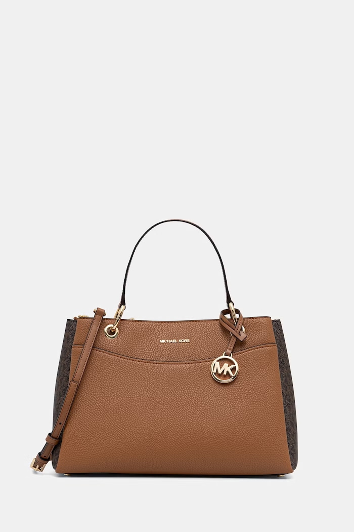 MICHAEL Michael Kors torebka crossbody damska z imitacji skóry May brązowy 30T6GX5L8B