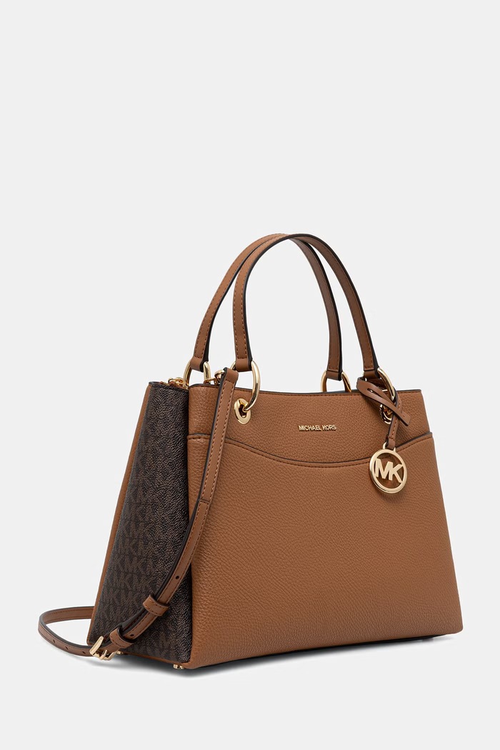 MICHAEL Michael Kors torebka crossbody damska z imitacji skóry May 30T6GX5L8B brązowy AW26