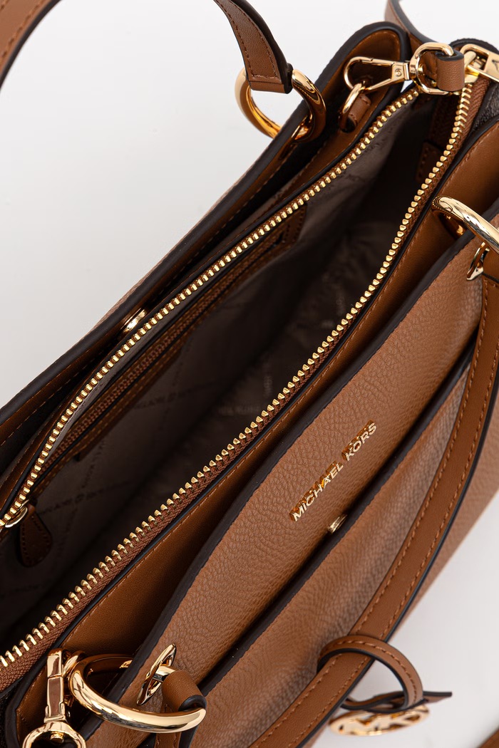 MICHAEL Michael Kors torebka crossbody damska z imitacji skóry May 30T6GX5L8B brązowy