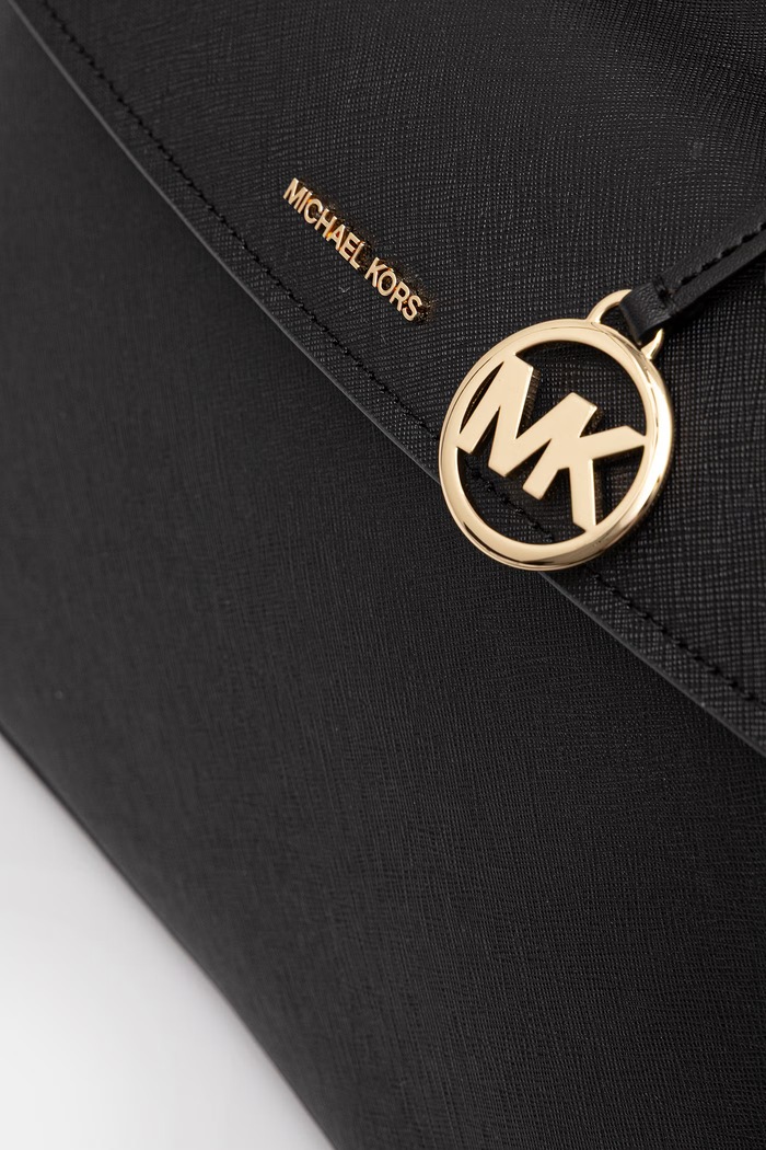 MICHAEL Michael Kors listonoszka damska z imitacji skóry Landry czarny 30T6GX7S2L
