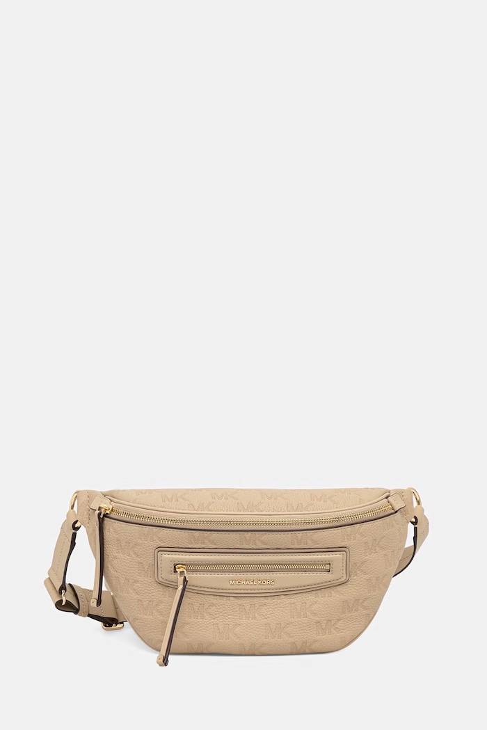 MICHAEL Michael Kors nerka damska skórzana beżowy 30S6GTVM8L