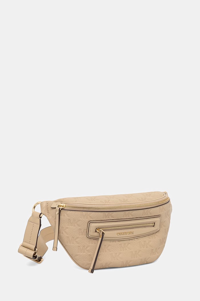 MICHAEL Michael Kors nerka damska skórzana 30S6GTVM8L beżowy AW26
