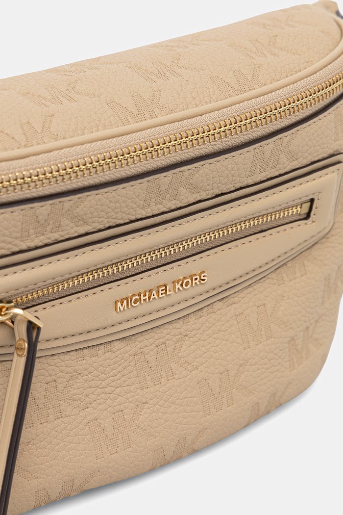 MICHAEL Michael Kors nerka damska skórzana beżowy 30S6GTVM8L