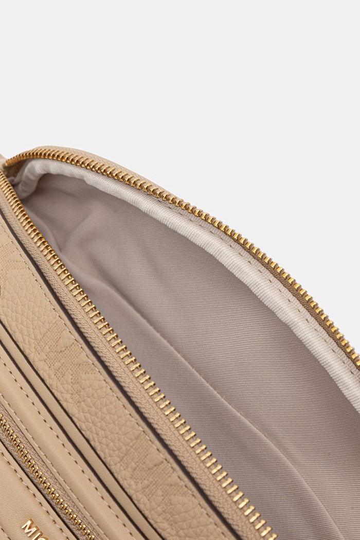 MICHAEL Michael Kors nerka damska skórzana 30S6GTVM8L beżowy