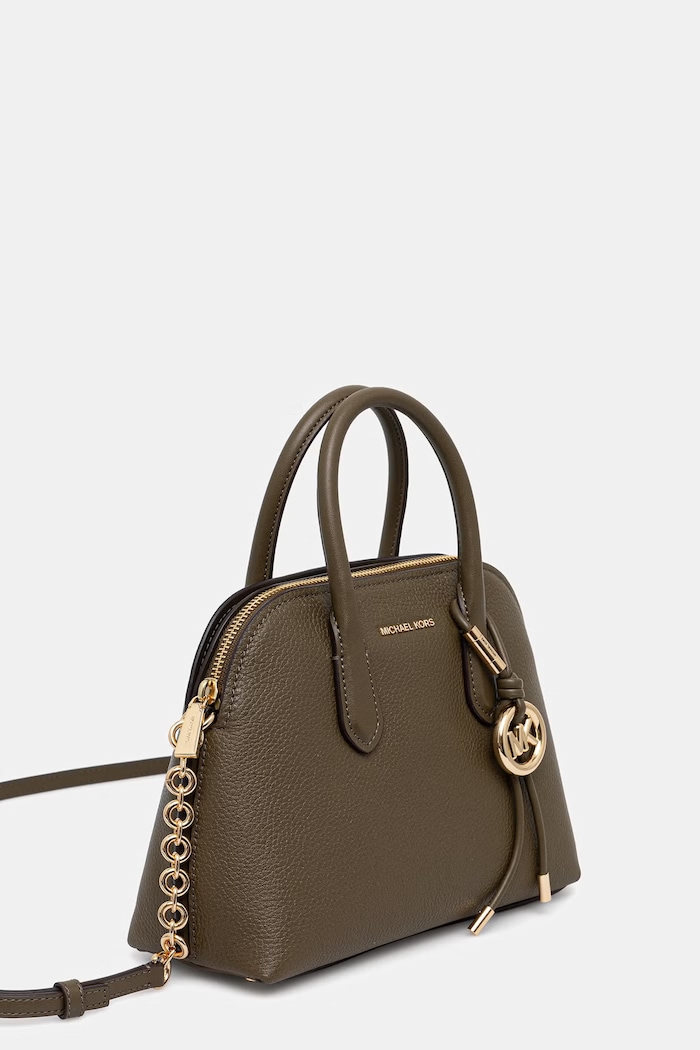 MICHAEL Michael Kors чанта дамска от кожа Freddie 30T6GX4S2L зелен AW26