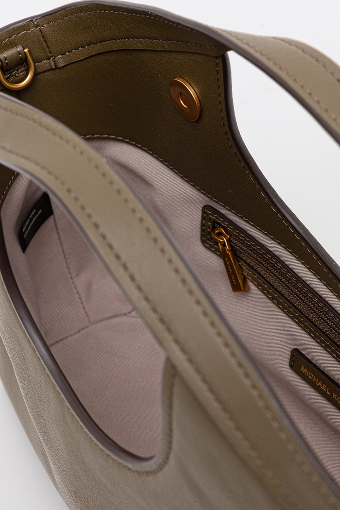 MICHAEL Michael Kors torebka crossbody damska skórzana Haddie 32T6AX6C2L zielony