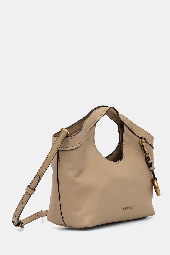MICHAEL Michael Kors torebka crossbody damska skórzana Haddie 32T6AX6C2L beżowy AW26