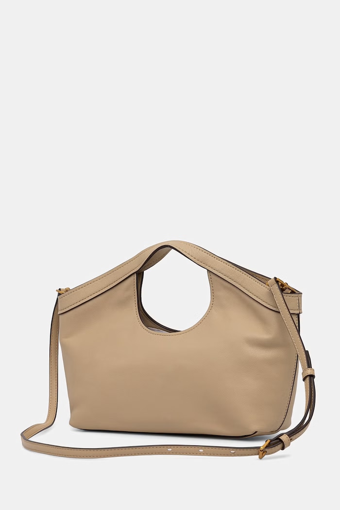 Akcesoria MICHAEL Michael Kors torebka crossbody damska skórzana Haddie 32T6AX6C2L beżowy