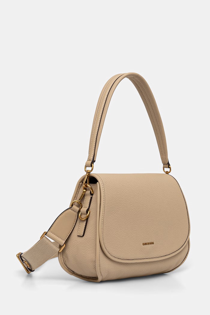 MICHAEL Michael Kors torebka crossbody damska skórzana Holmes 30T6AX3M2L beżowy AW26