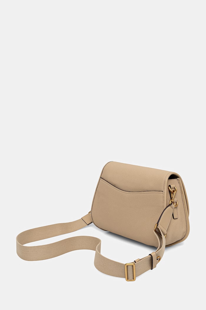 Akcesoria MICHAEL Michael Kors torebka crossbody damska skórzana Holmes 30T6AX3M2L beżowy