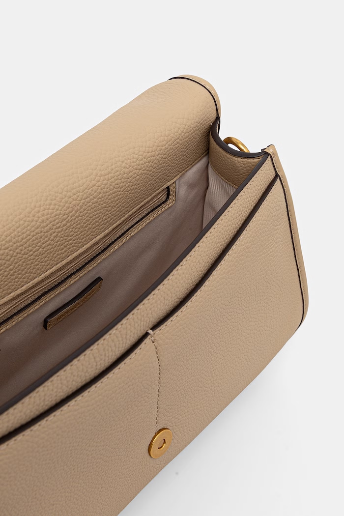 MICHAEL Michael Kors torebka crossbody damska skórzana Holmes 30T6AX3M2L beżowy