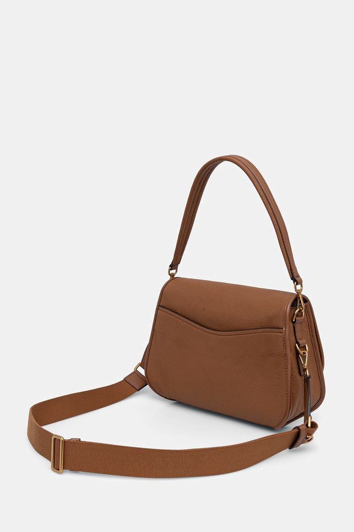 Akcesoria MICHAEL Michael Kors torebka crossbody damska skórzana Holmes 30T6AX3M2L brązowy