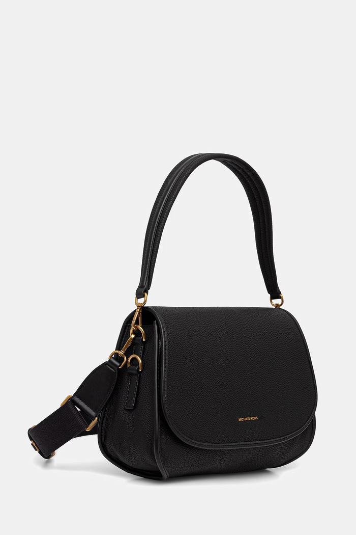 MICHAEL Michael Kors torebka crossbody damska skórzana Holmes 30T6AX3M2L czarny AW26