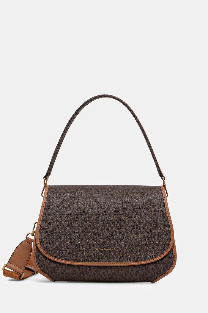 MICHAEL Michael Kors torebka crossbody damska z imitacji skóry Holmes brązowy 30T6AX3M2B