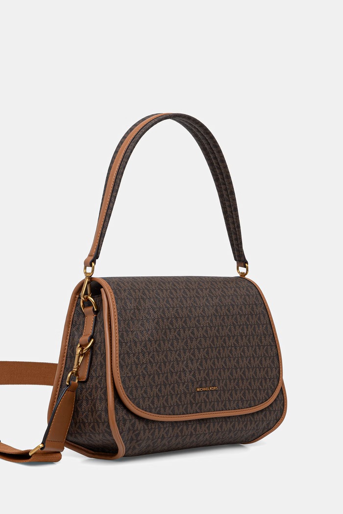 MICHAEL Michael Kors torebka crossbody damska z imitacji skóry Holmes 30T6AX3M2B brązowy AW26