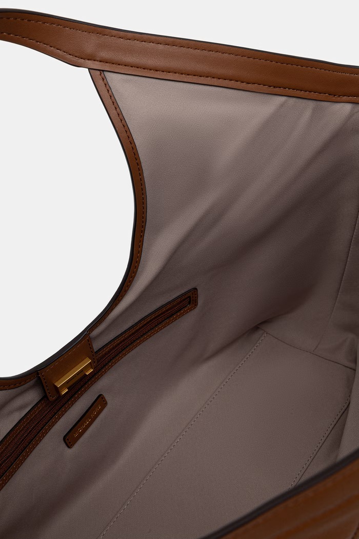 MICHAEL Michael Kors torebka shopper damska skórzana Haddie 30T6AX6T3L brązowy