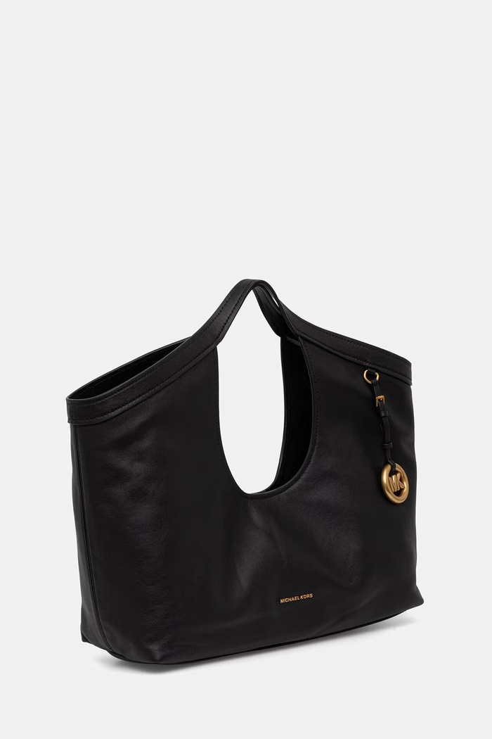 Аксессуары MICHAEL Michael Kors сумка-шоппер для женщин кожаная Haddie 30T6AX6T3L чёрный