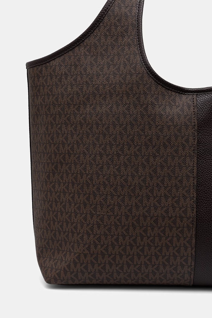 Akcesoria MICHAEL Michael Kors torebka shopper damska z imitacji skóry Henly 30T6G51T9B brązowy