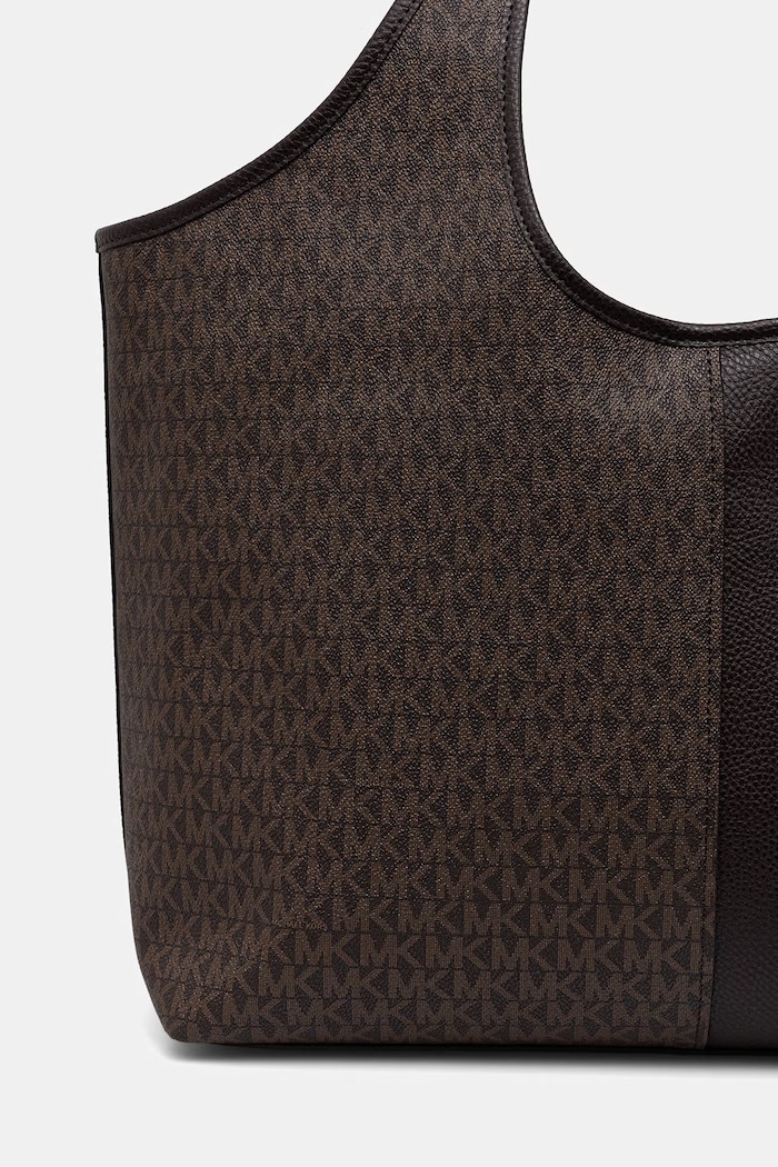 Akcesoria MICHAEL Michael Kors torebka shopper damska z imitacji skóry Henly 30T6G51T9B brązowy