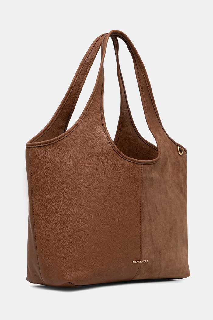 MICHAEL Michael Kors torebka tote damska skórzana Henly 30T6G51T3S brązowy AW26
