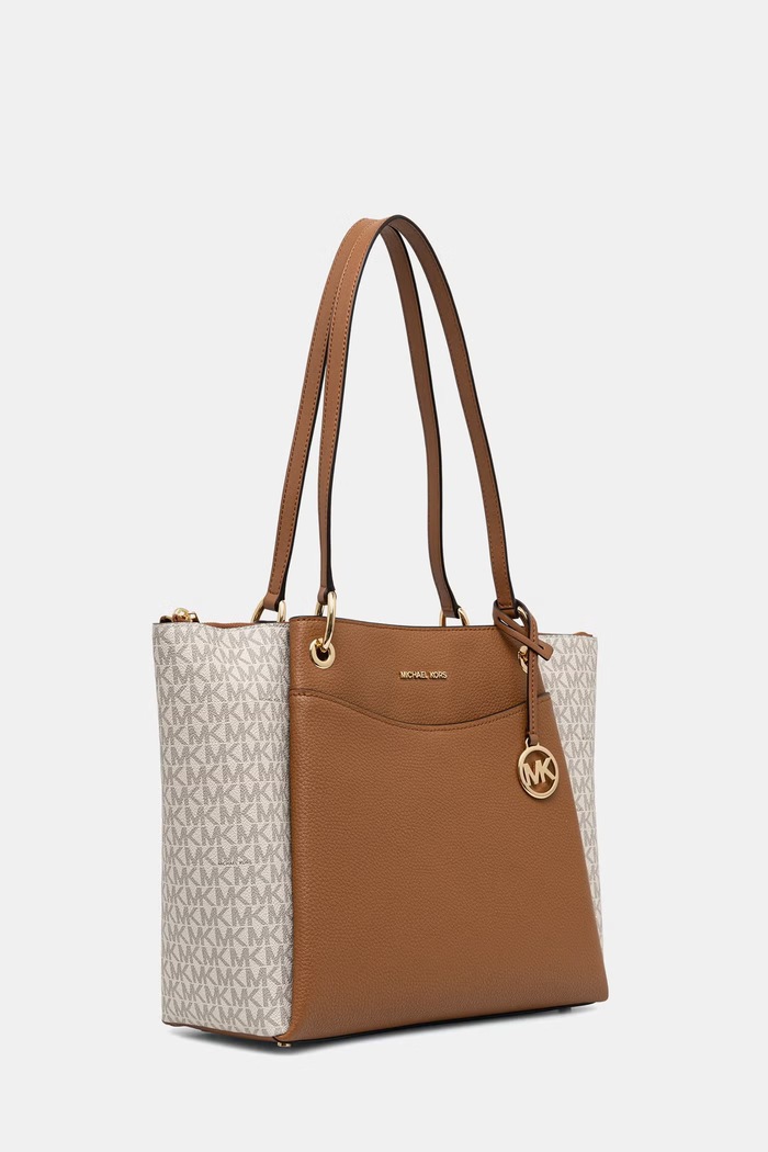 MICHAEL Michael Kors torebka shopper damska z imitacji skóry May 30T6GX5T7B beżowy AW26
