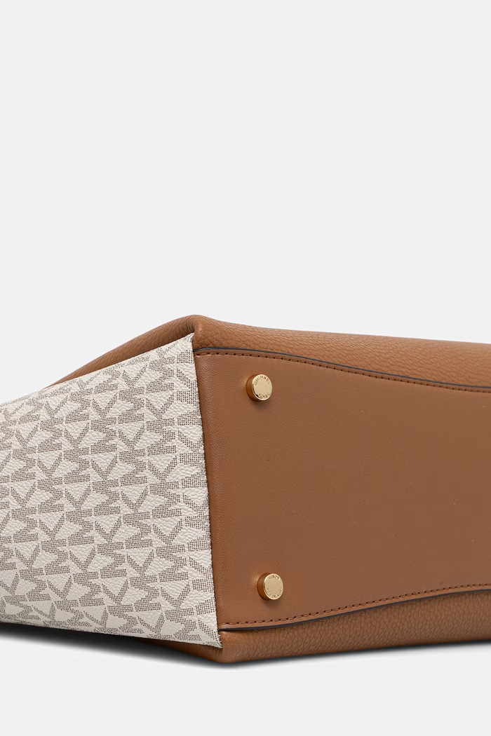 MICHAEL Michael Kors torebka shopper damska z imitacji skóry May 30T6GX5T7B beżowy