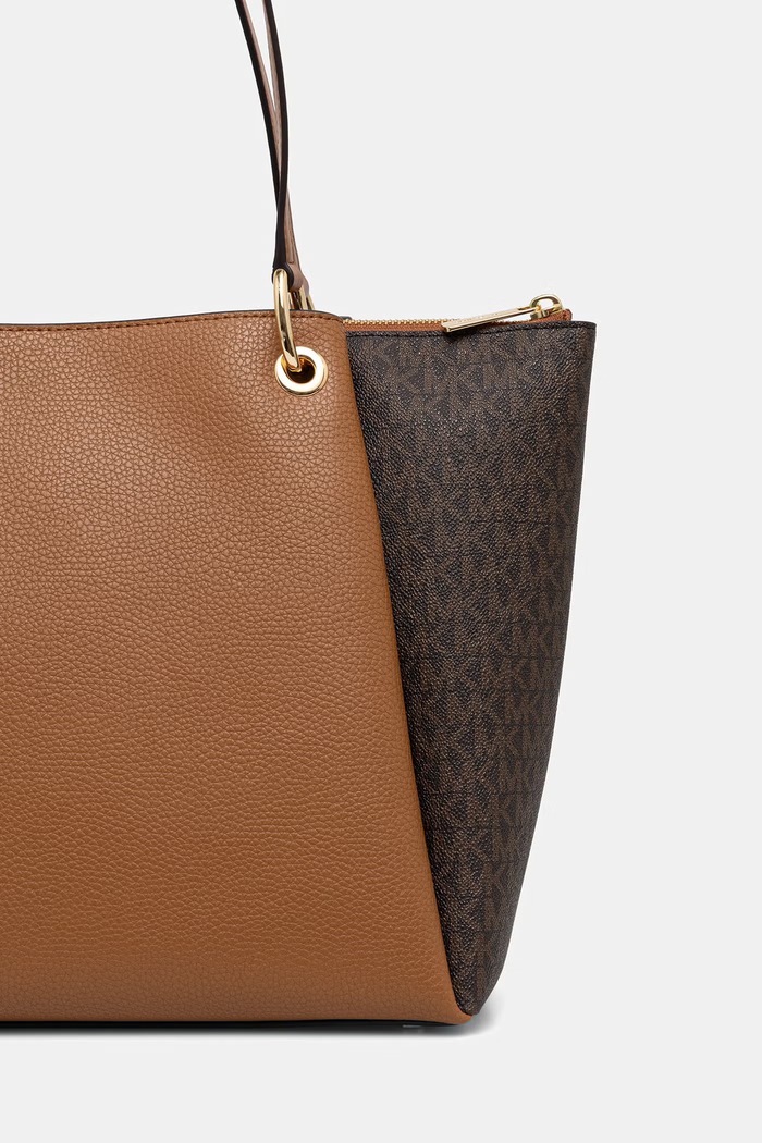 Akcesoria MICHAEL Michael Kors torebka shopper damska z imitacji skóry May 30T6GX5T7B brązowy