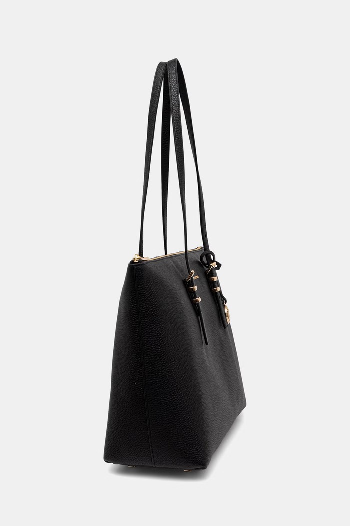 MICHAEL Michael Kors torebka shopper damska skórzana QUINN 30T6GQNT7L czarny AW26