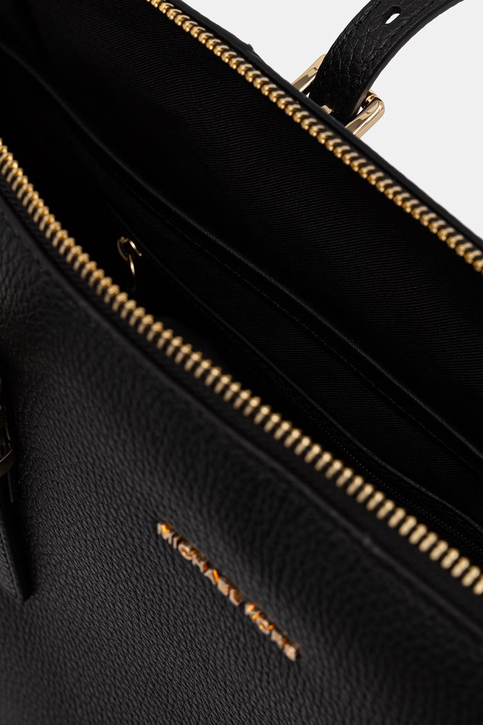MICHAEL Michael Kors torebka shopper damska skórzana QUINN 30T6GQNT7L czarny
