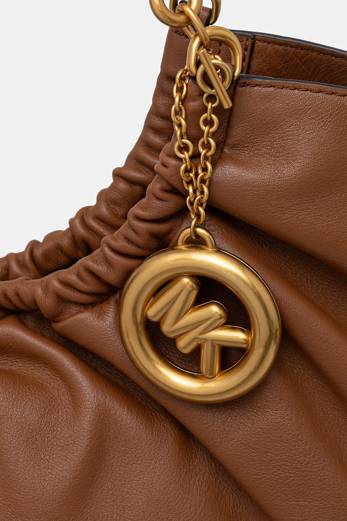 MICHAEL Michael Kors torebka tote damska skórzana Indie 30T6A50T9L brązowy