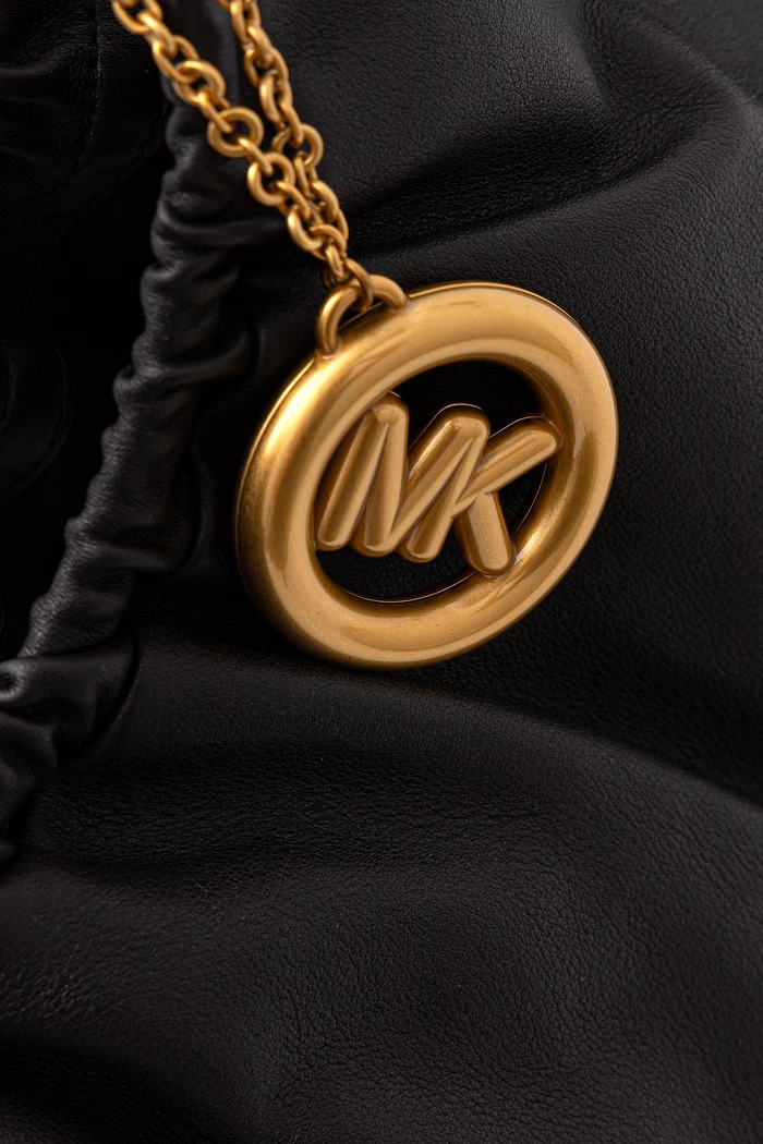 MICHAEL Michael Kors torebka tote damska skórzana Indie 30T6A50T9L czarny