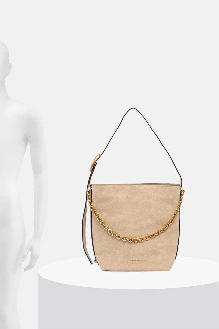 MICHAEL Michael Kors torebka hobo damska zamszowa Nolita 30T6AUEM8S