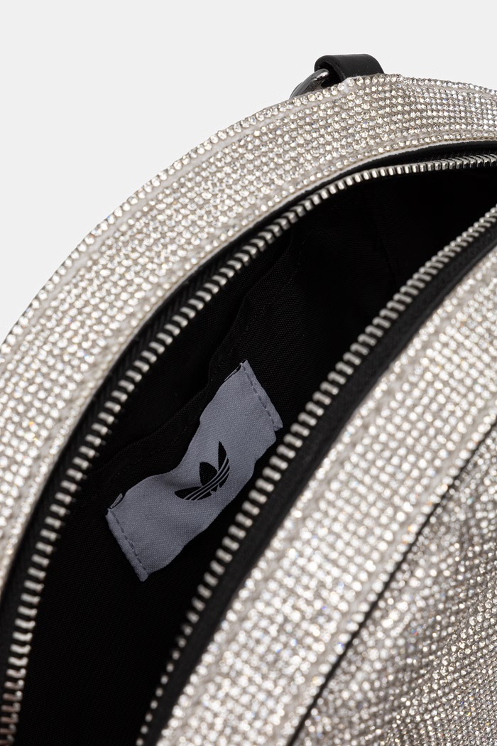 adidas Originals crossbody torba za žene Trefoil KS9294 srebrna