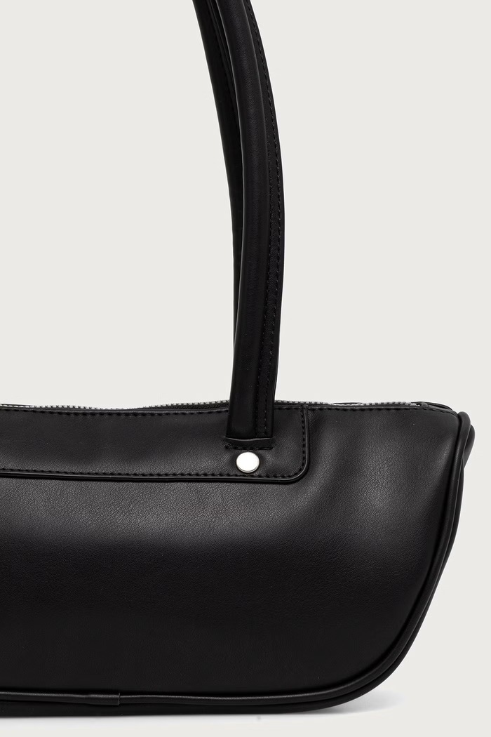 adidas Originals baguette torbica ženska iz umetnega usnja KS4130 črna AW26