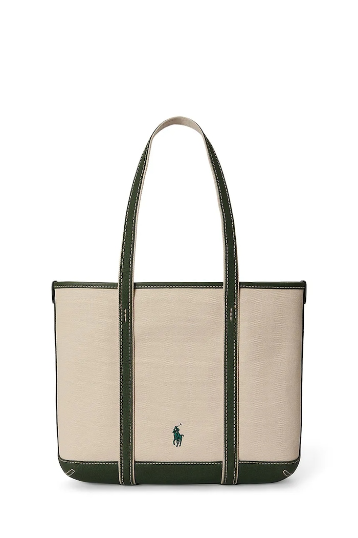 Akcesoria Polo Ralph Lauren torebka shopper damska 428P14295 beżowy
